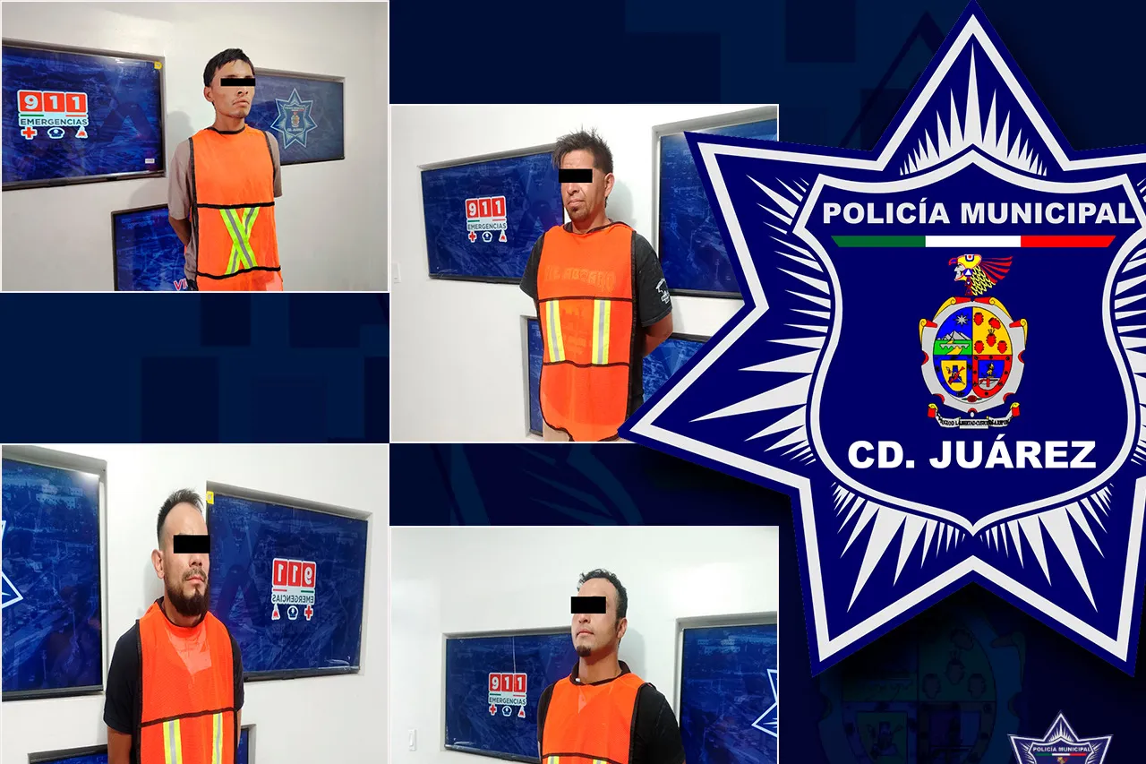 Cuatro personas fueron detenidas en distintos sectores de Ciudad Juárez al confirmar que tenían órdenes de aprehensión vigentes.