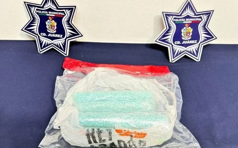 Pastillas aseguradas con características de fentanilo en Ciudad Juárez