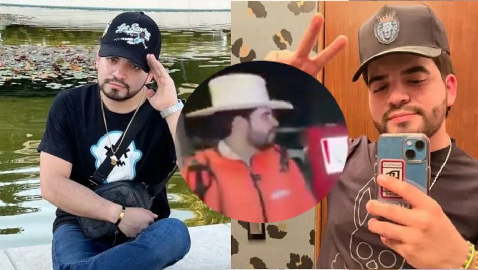 César Gastélum durante una transmisión en vivo antes del ataque ocurrido en Culiacán
