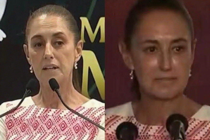 “Fuera, fuera”, le gritan a Claudia Sheinbaum y ella regresa a enfrentarlos 2 La presidenta se acercó a manifestantes que exigían justicia por Danna Yanina y cuestionaban la actuación de la Fiscalía de Tamaulipas.