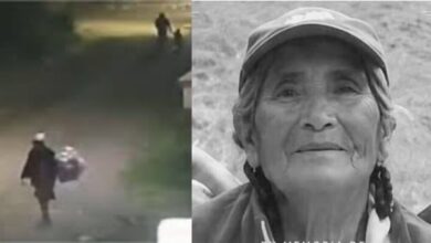 Indignación por Doña Dominga: matan a vendedora de 82 años por 90 pesos en Puebla | Video 2 Doña Dominga camina con su canasta mientras un hombre presuntamente la sigue en Amozoc, Puebla