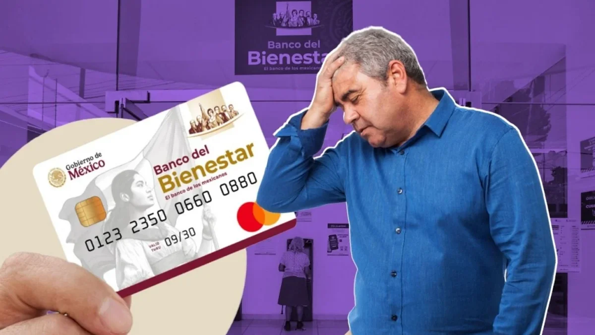 Tarjeta del Banco del Bienestar utilizada para recibir la pensión de adultos mayores