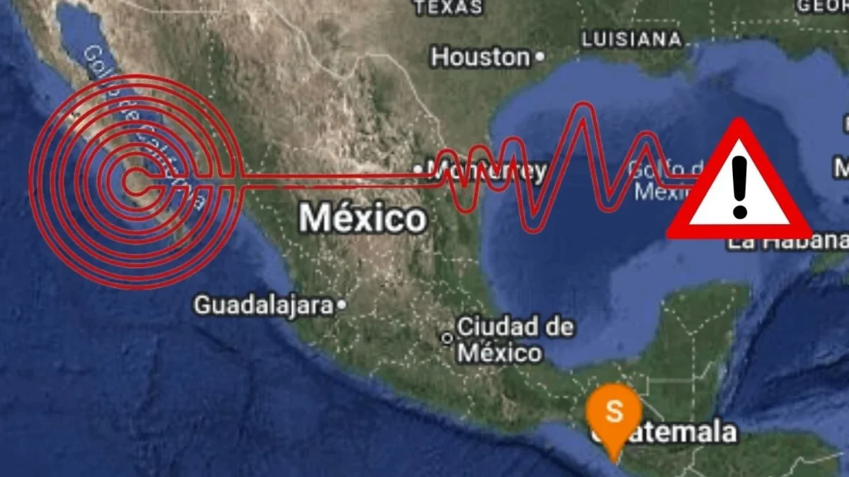 Mapa de los sismos registrados en Oaxaca y Guerrero el 29 y 30 de agosto