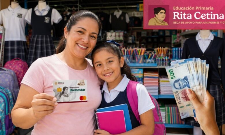 Beca Rita Cetina inicia pa.gos de 2 mil 500 pe.sos para primaria 1