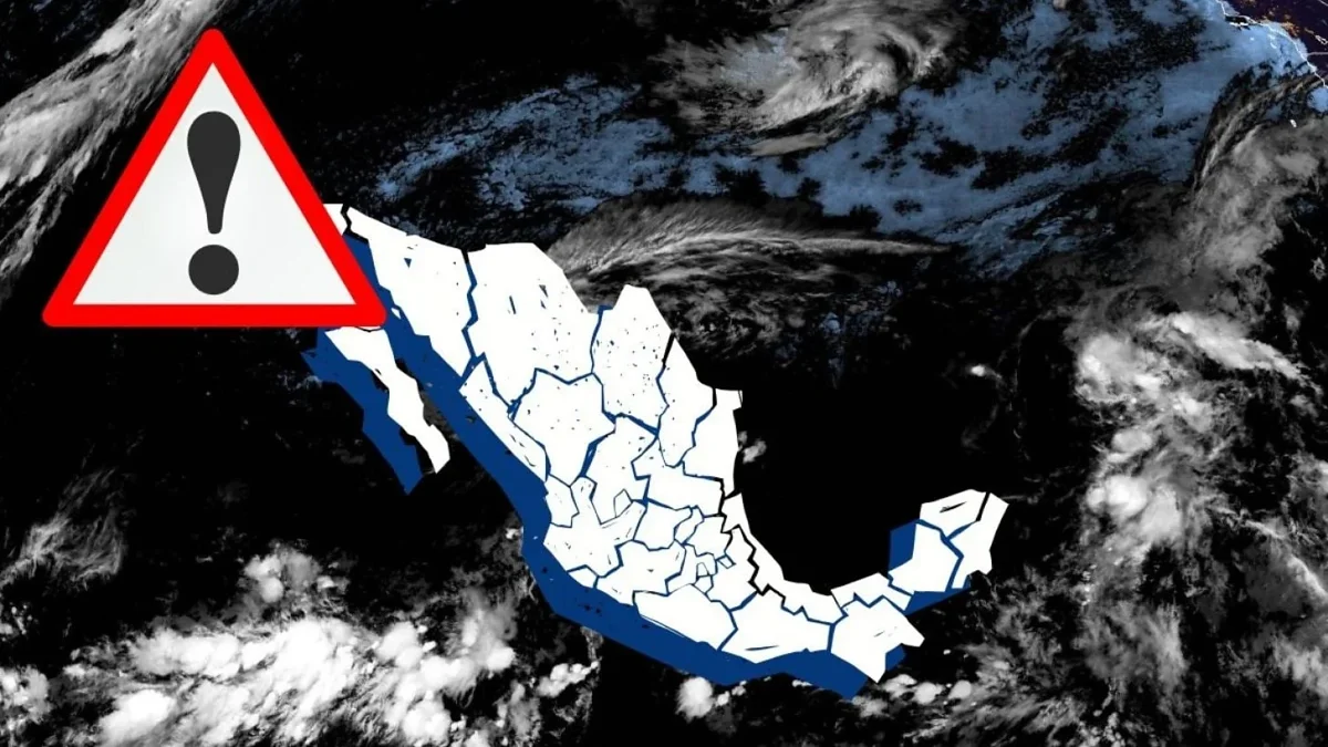 Nubes de tormenta y lluvias provocadas por ondas tropicales en México