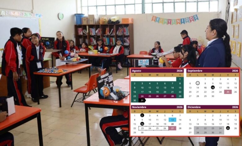 SEP confirma fecha del próximo megapuente: alumnos tendrán hasta 4 días de descanso 1 Salón de clases vacío durante el megapuente escolar de la SEP