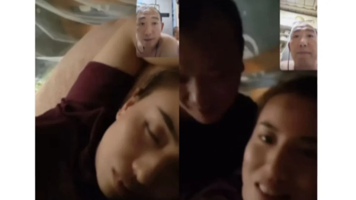 Videollamada viral en la que un hombre descubre una presunta infidelidad