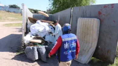 Restan dos días de destilichadero en Los Ojitos, Azteca y Anapra 4 Contenedor de destilichadero instalado en una colonia de Ciudad Juárez