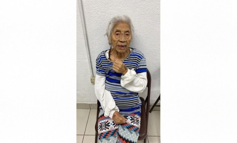 Buscan a familiares de Aicesa Martínez Salomé, de 90 años 1 Solicitud para localizar a los familiares de Aicesa Martínez Salomé, adulta mayor resguardada en Ciudad Juárez