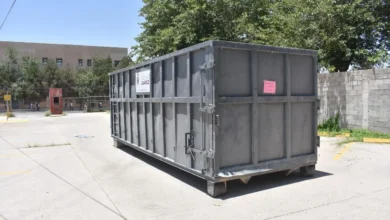 Instalan cuatro Puntos Limpios para recibir tiliches en colonias 2 Contenedor del programa Punto Limpio a tu Colonia instalado en Ciudad Juárez