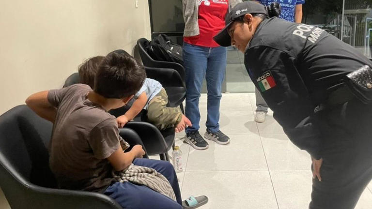 Resguardan a dos men0res hallados solos en estacionamiento 1 Estacionamiento del Centro de Monterrey donde fueron localizados dos menores solos