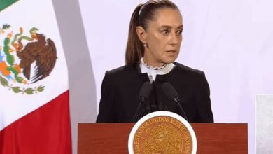 Nunca vamos a hacer acuerdos con la delincuencia organizada: Sheinbaum 2 Claudia Sheinbaum durante la conferencia Mañanera del Pueblo del 7 de julio de 2026