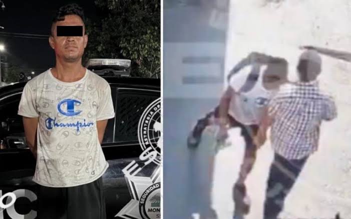 Detienen a hombre que empujó a adulto mayor ante tráiler 1 Detención de hombre señalado por empujar a adulto mayor ante un tráiler en Monterrey