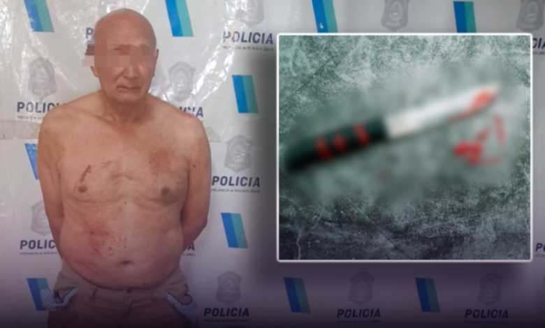 Vivienda donde una mujer de 65 años fue asesinada en Loma Hermosa, Argentina