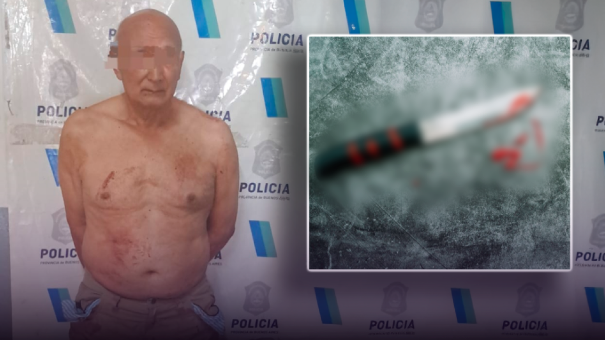 Vivienda donde una mujer de 65 años fue asesinada en Loma Hermosa, Argentina