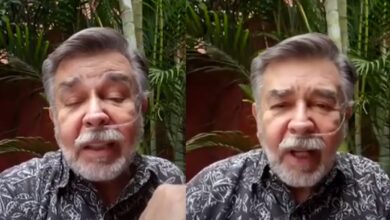 “No hay medicinas”: Jorge Ortiz de Pinedo expone falta de medicamentos 1 Jorge Ortiz de Pinedo utiliza una cánula nasal durante su tratamiento por EPOC