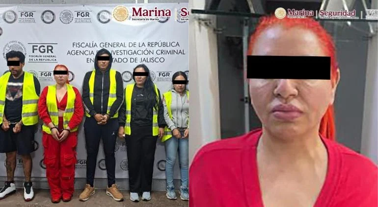 Ana “N” fue detenida junto con otras cuatro personas durante tres cateos; autoridades relacionan al grupo con traslados hacia Estados Unidos.