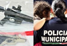 La Policía Municipal resguardó a dos ciudadanos ecuatorianos que presuntamente estaban privados de la libertad; durante el operativo localizó a dos personas lesionadas, protegió a dos menores y aseguró armas de fuego.