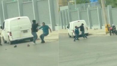 ¡A puñ3tazos! Captaron p3lea entre conductores tras choque; así fue 3
