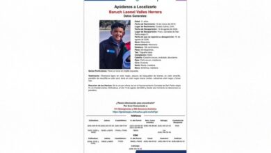 ¿Lo has visto? Buscan a niño de 11 años desaparecido en Ciudad Juárez 3 Ficha de búsqueda de Baruch Leonel Valles Herrera, niño de 11 años desaparecido en Ciudad Juárez