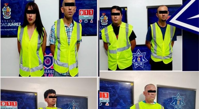 Arrestan a joven con 47.5 gr4m0s de cr1st4l en Juárez 1 Patrulla de la Policía Municipal durante un operativo en Ciudad Juárez