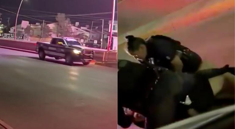 Video: captaron persecución y detención en la Teófilo; así fue 1