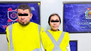 Cayeron con droga; investigarán a uno por homicidio 2 Vehículo relacionado con la detención de dos personas por presunta droga en Ciudad Juárez