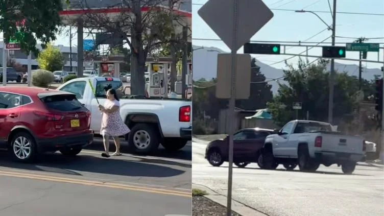 Vehículos involucrados en un incidente de ira al volante en Albuquerque