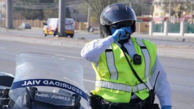 Tramo del bulevar Manuel Talamás Camandari con cierre parcial por trabajos en un puente peatonal