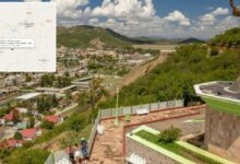 Ubicación del microsismo registrado en Santa Bárbara, Chihuahua