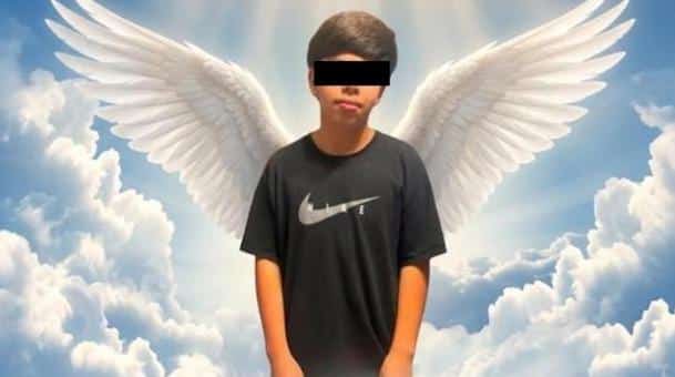 Hallan Jeep abandonada vinculada con muerte de Daniel, de 14 años 1 Camioneta Jeep azul marino asegurada durante la investigación por la muerte de Daniel Arellano