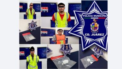 Detienen a cuatro con cristal en distintos sectores de Juárez 4