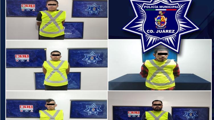 Cae por no cumplir con la pensión alimentaria en Juárez 1 Agentes municipales detienen a cinco hombres con órdenes de aprehensión en Ciudad Juárez