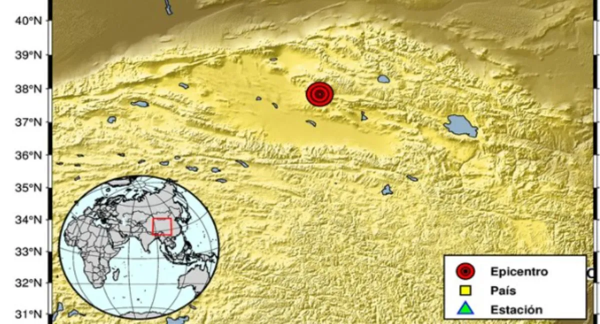 El USGS ubicó el epicentro en una zona remota y activó una alerta amarilla para evaluar posibles daños humanos y económicos.