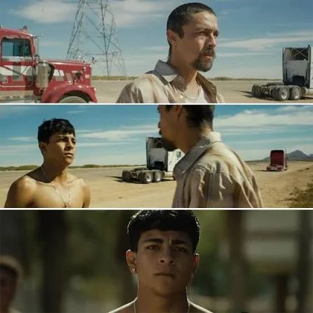 La película mexicana “En el camino”, filmada en esta frontera y centrada en la relación de dos traileros