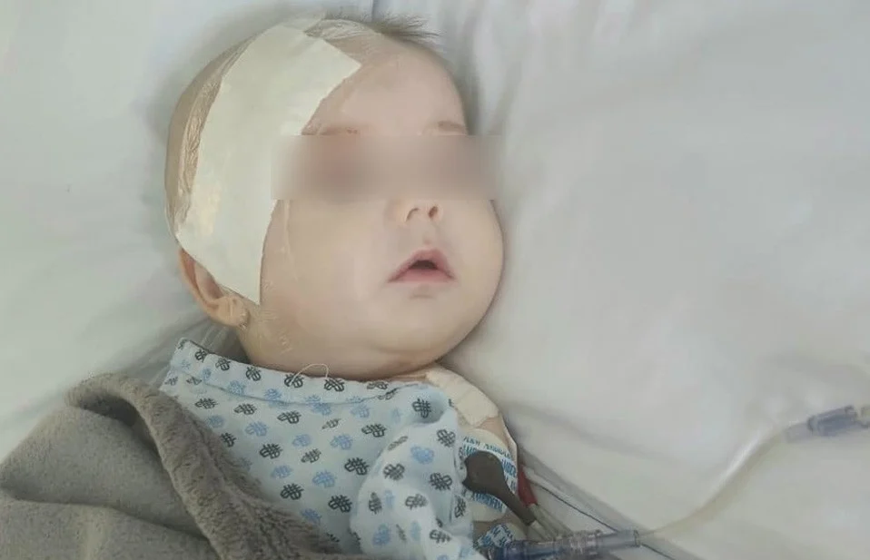 Jasmin Friessen, bebé juarense que sobrevivió a dos cirugías cerebrales