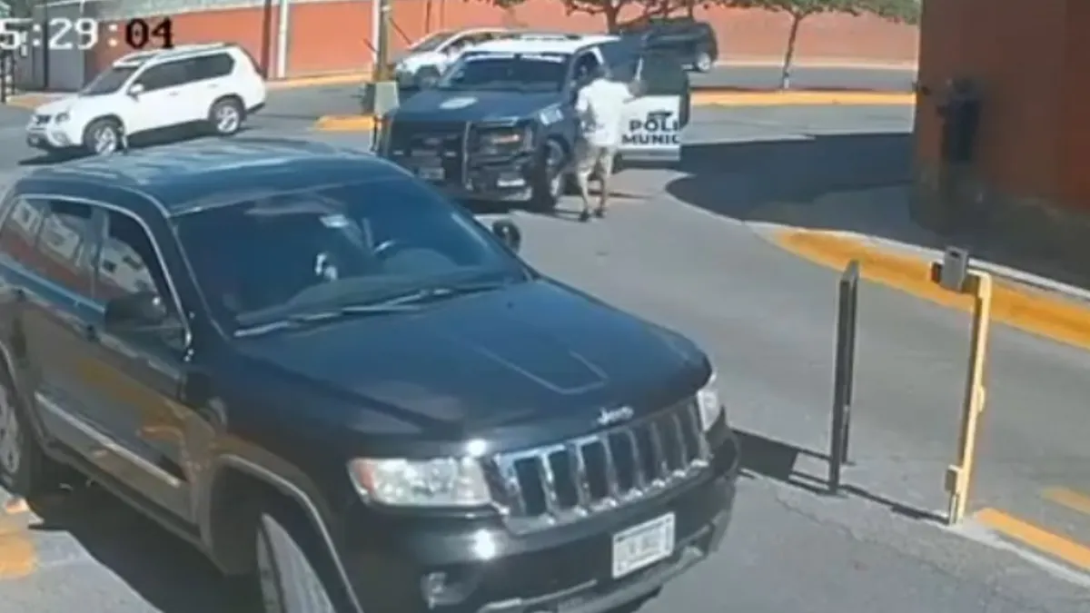 Zona asegurada por autoridades tras disparos en la colonia Los Olivos de Chihuahua