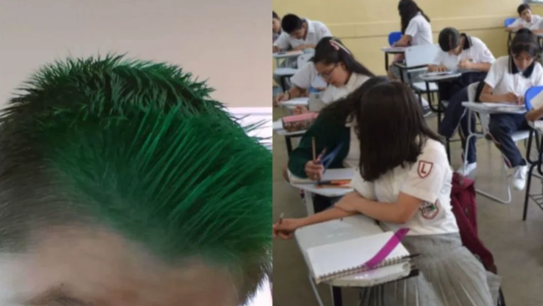Padres acusan a secundaria de Juárez de retener a estudiantes por su cabello