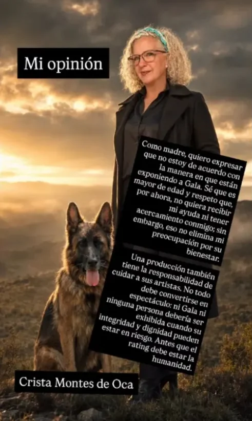 Madre de Gala Montes cuestiona su ingreso a reality 2