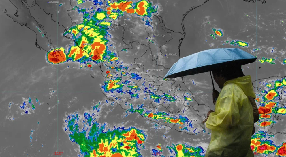 Odalys prende las alarmas: 21 estados, bajo amenaza de un diluvio dominical