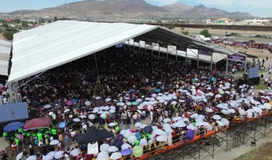 La X revienta de gente: cifran en 38 mil el acto de Sheinbaum 2