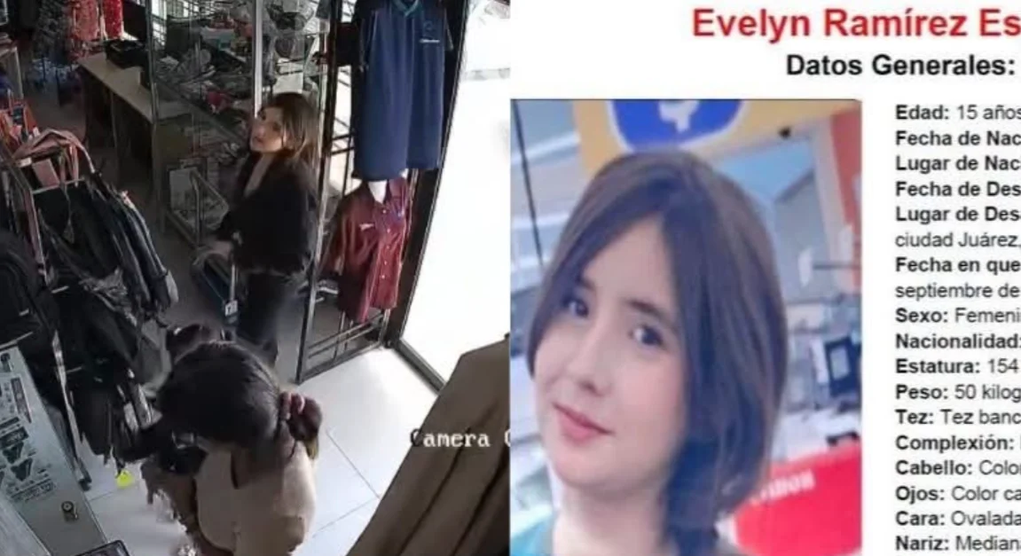 Fotografía de Evelyn Ramírez Esparza, adolescente desaparecida en Ciudad Juárez