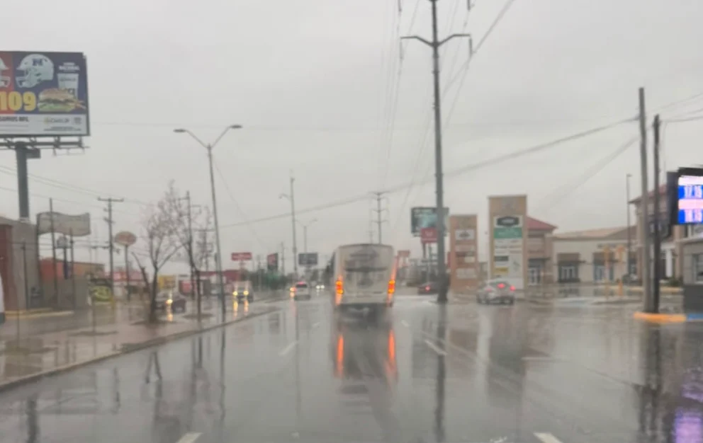 Cielo nublado sobre Ciudad Juárez ante probabilidad de lluvia