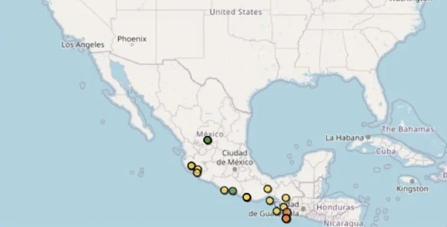 Tiembla en México; estos son los sismos registrados hoy 2