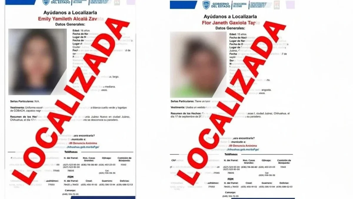 “Gracias a Dios”: ubican a dos adolescentes en Ciudad Juárez