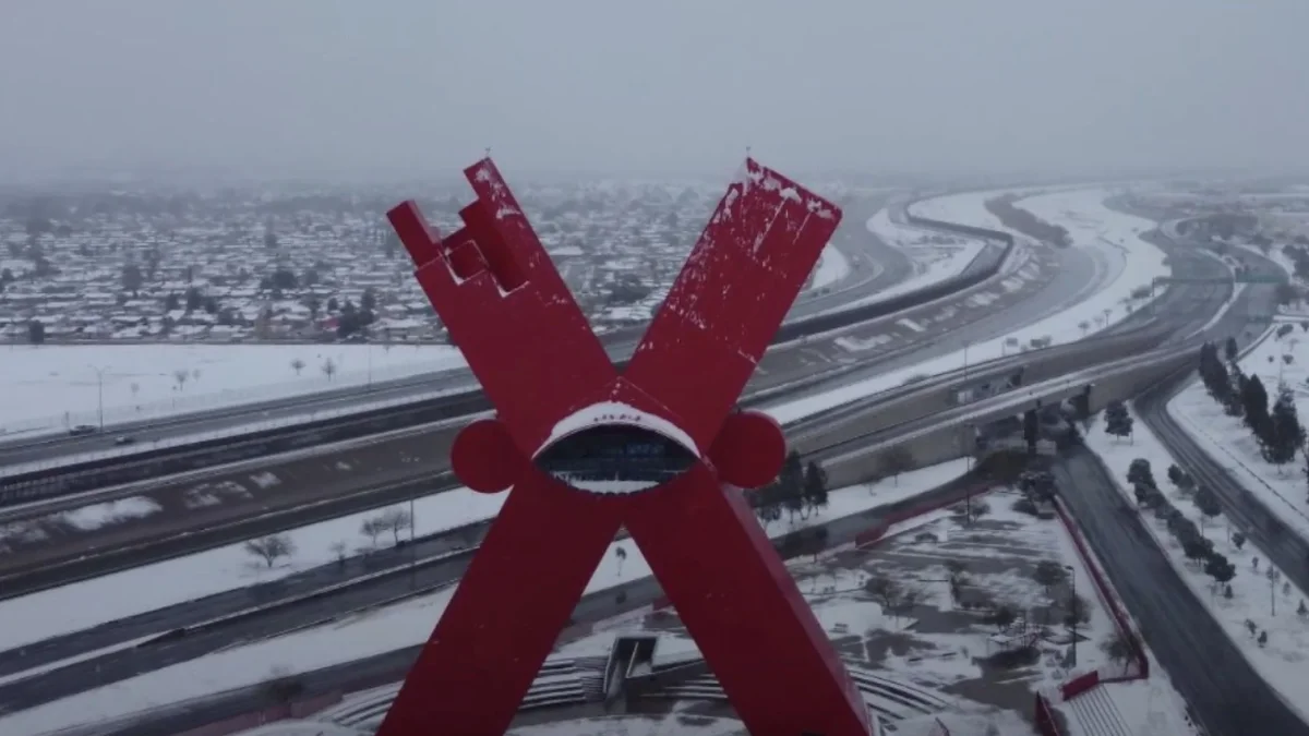 Ciudad Juárez podría quedar bajo la nieve en Navidad