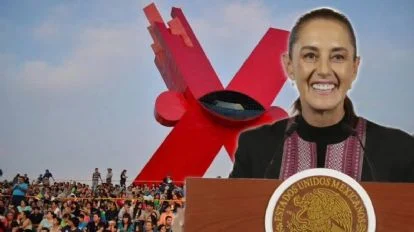 Llegada de Claudia Sheinbaum al Aeropuerto Internacional de Ciudad Juárez