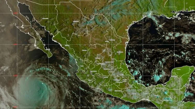 Trayectoria prevista de Polo hacia el noroeste del estado de Chihuahua