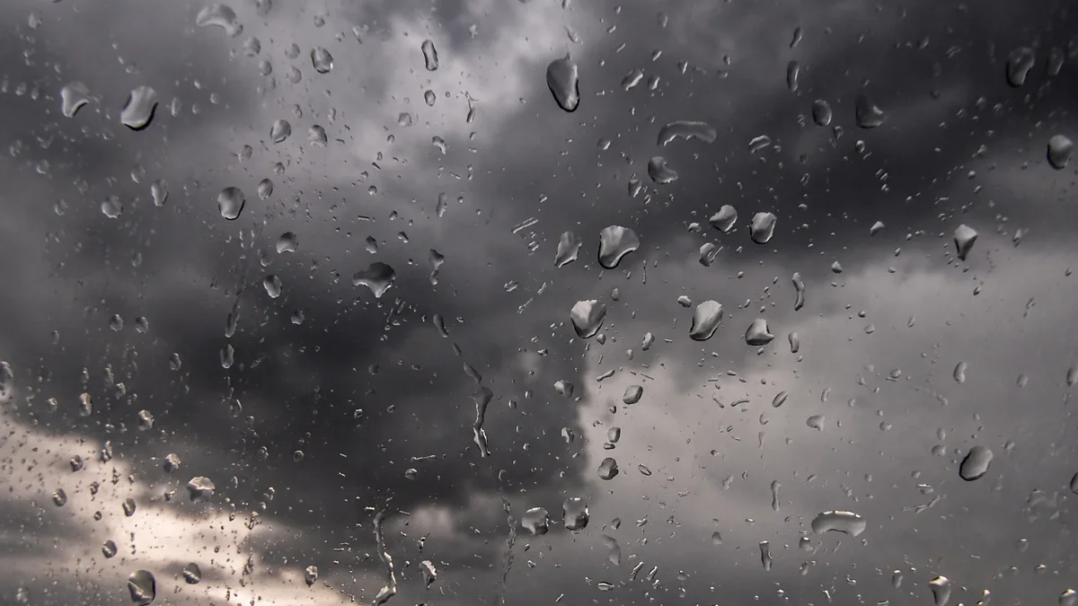 Nubosidad asociada con la probabilidad de tormentas en Ciudad Juárez