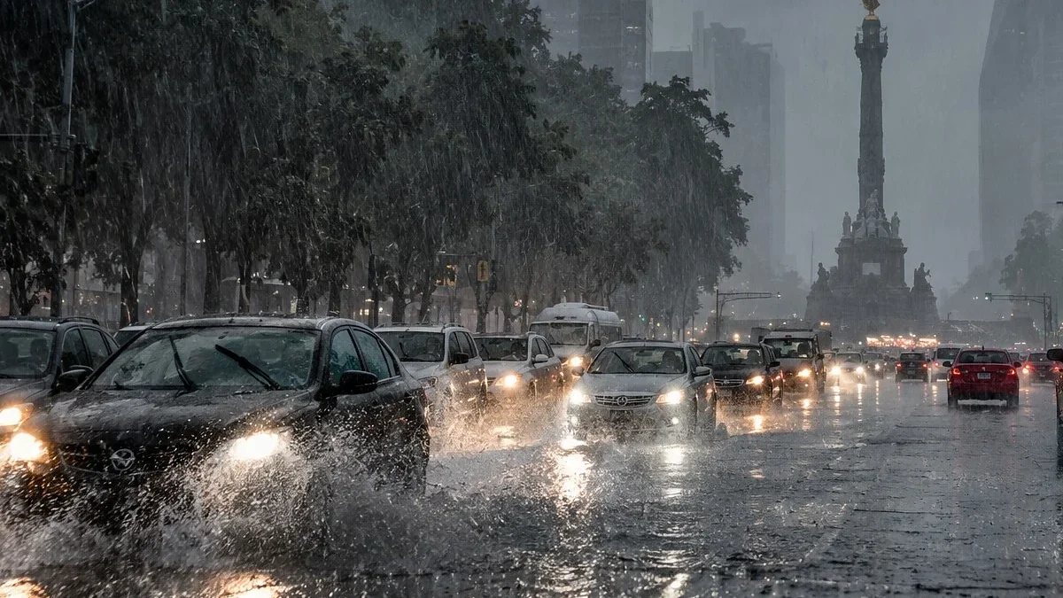 Pronóstico de lluvia para la Ciudad de México y el Estado de México
